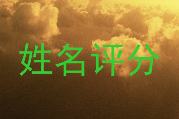 姓名评分