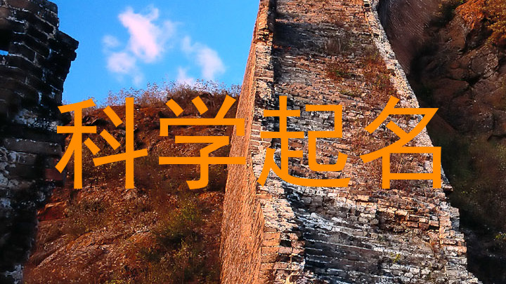 科学起名