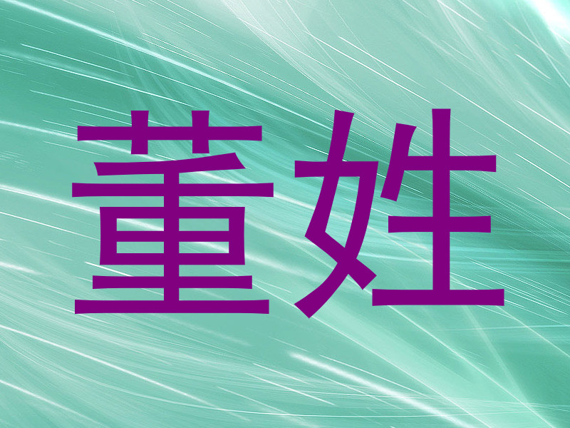 董姓
