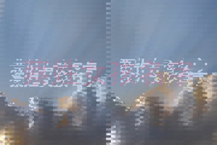 蔡姓女孩名字