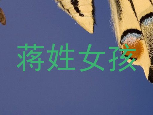 蒋姓女孩