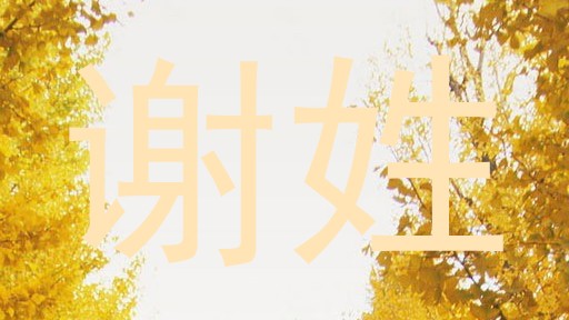 谢姓