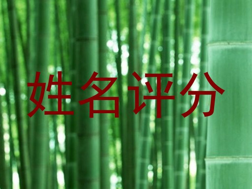 姓名评分