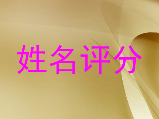 姓名评分