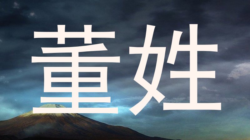 董姓