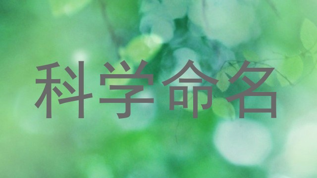 科学命名