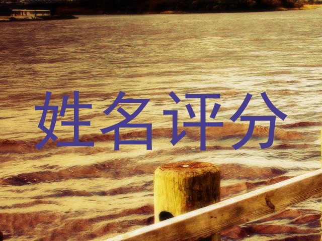 姓名评分