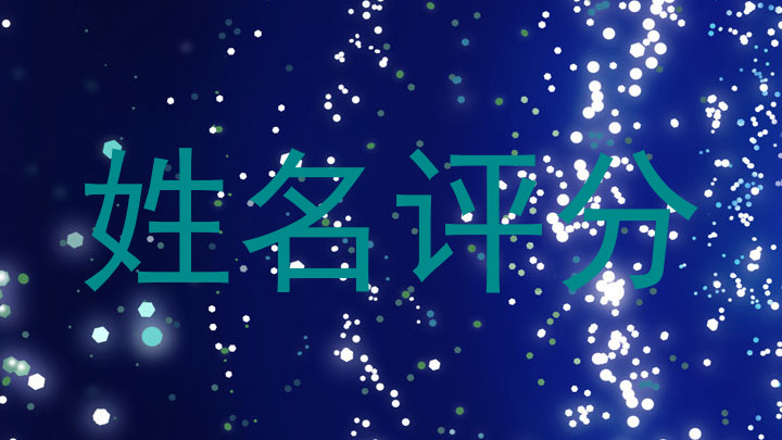 姓名评分