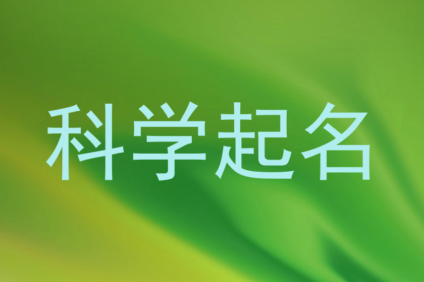科学起名