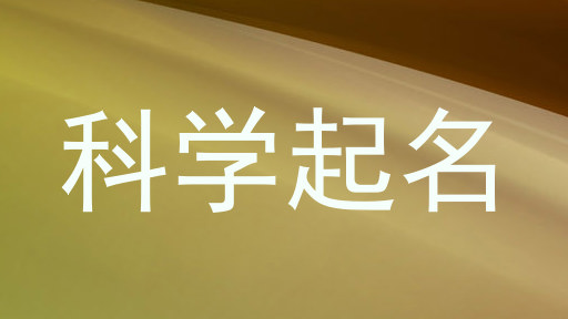 科学起名