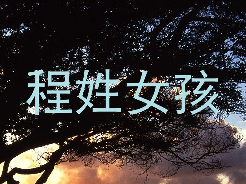 程姓女孩