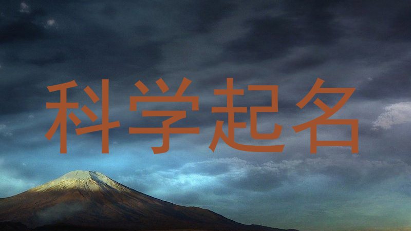 科学起名