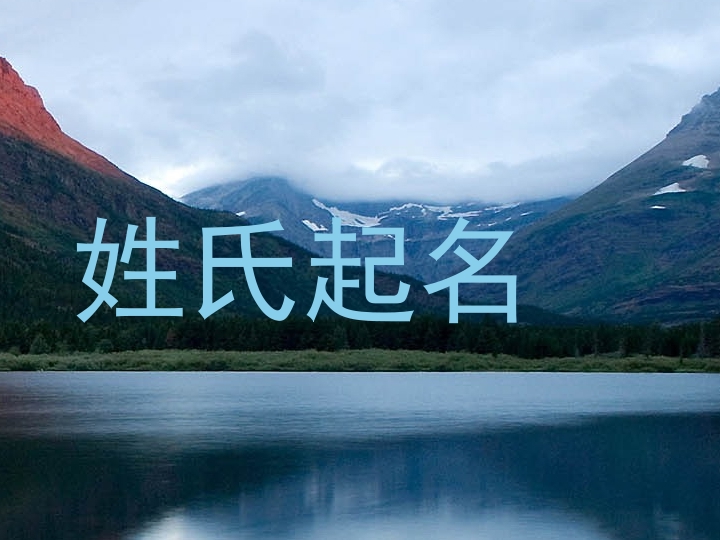 姓氏起名