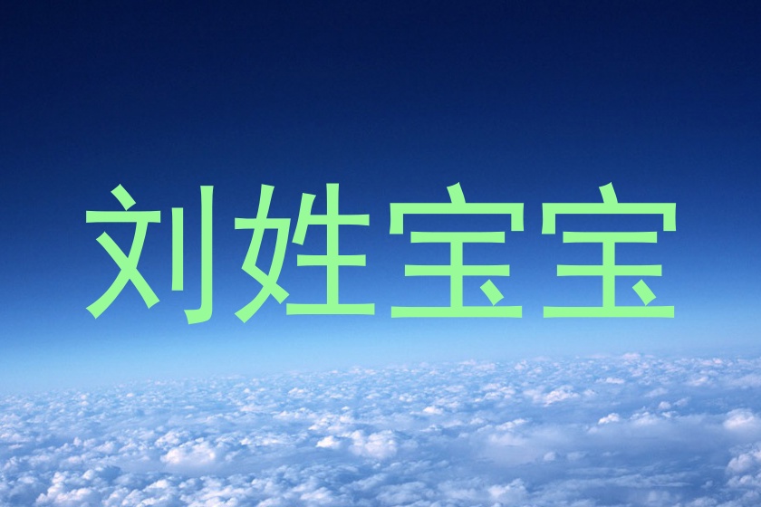 刘姓宝宝