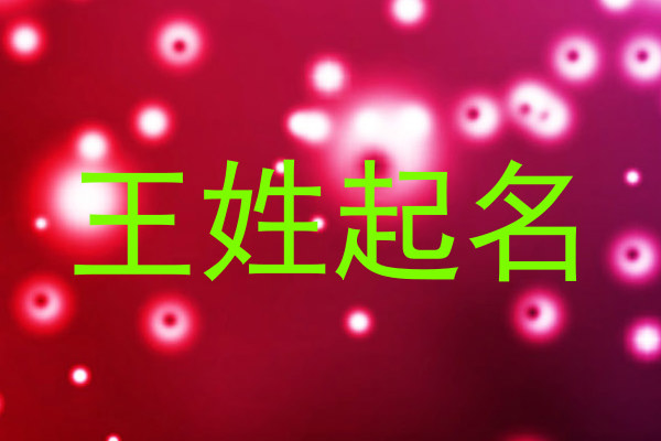 王姓起名