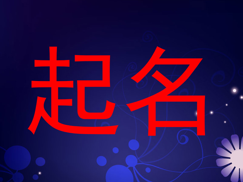 起名