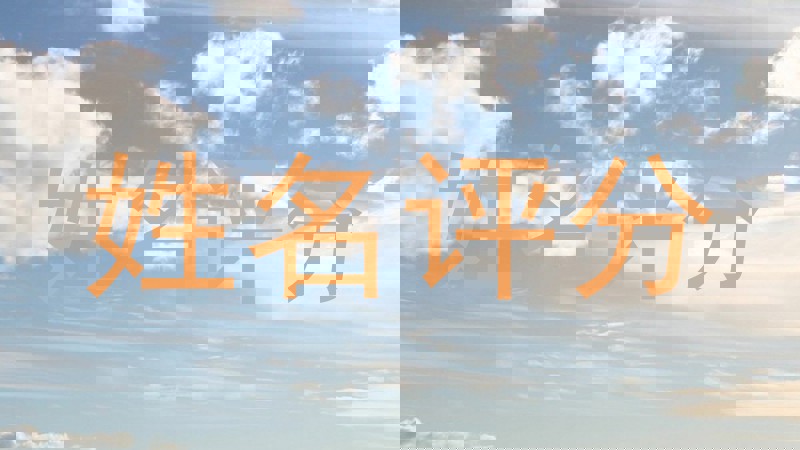 姓名评分