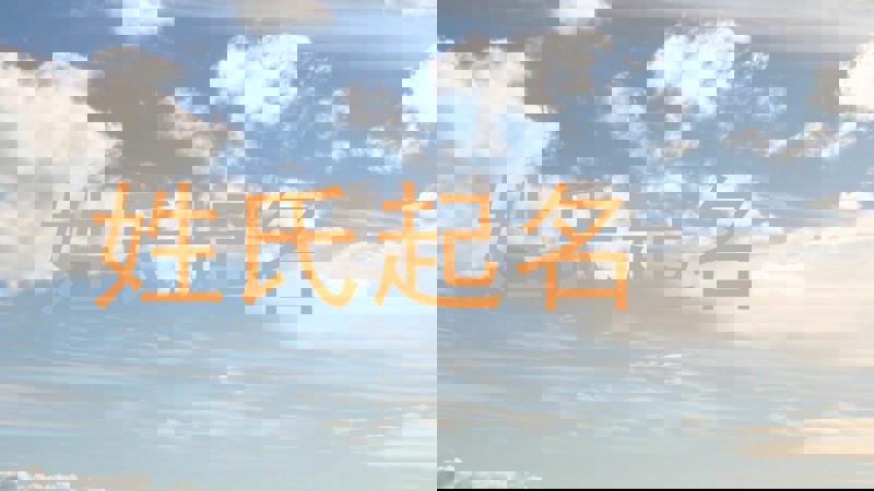 姓氏起名