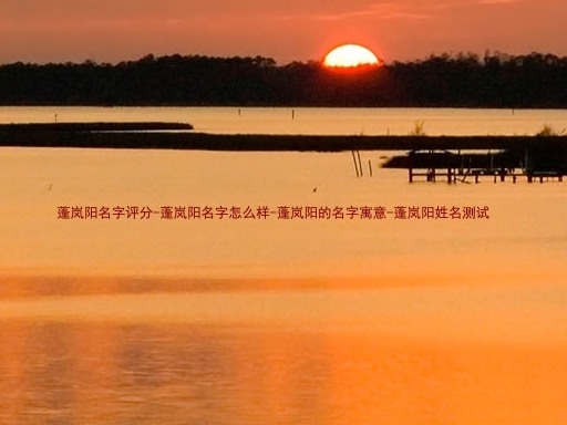 蓬岚阳名字评分-蓬岚阳名字怎么样-蓬岚阳的名字寓意-蓬岚阳姓名测试