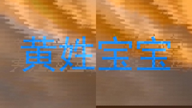 黄姓宝宝