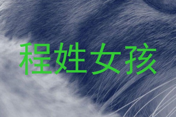 程姓女孩