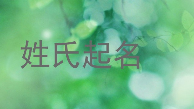 姓氏起名
