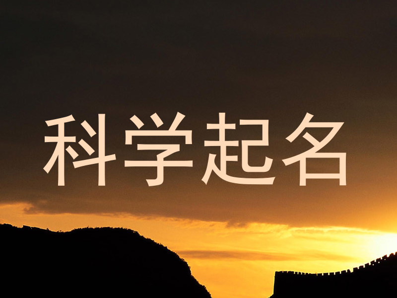 科学起名