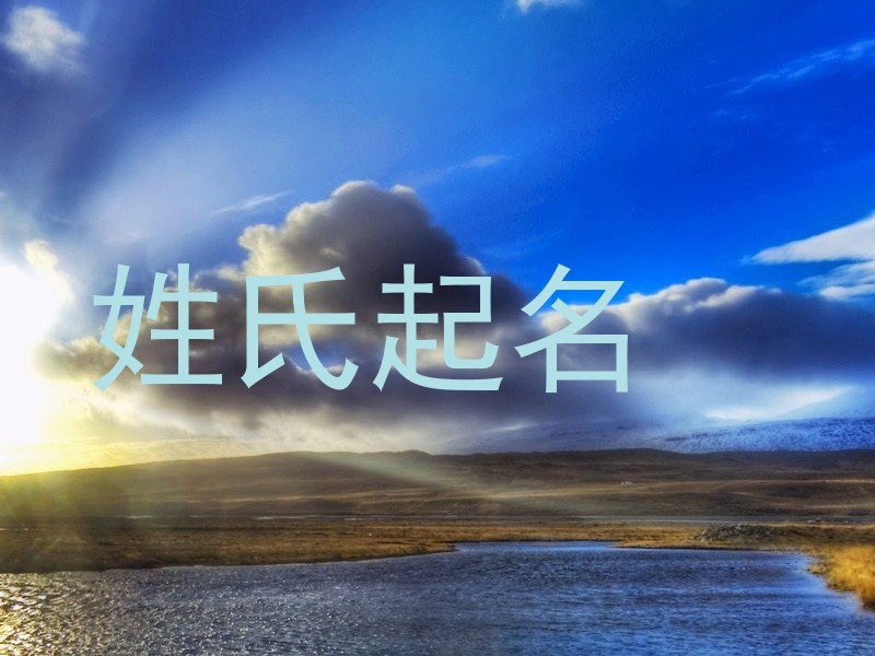 姓氏起名