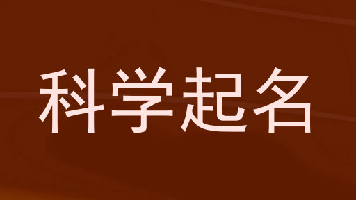 科学起名