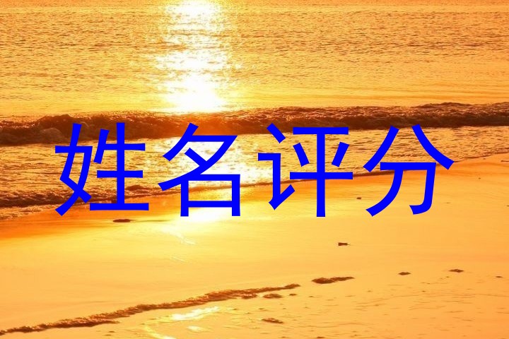 姓名评分
