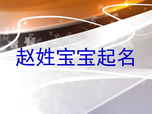 赵姓宝宝起名