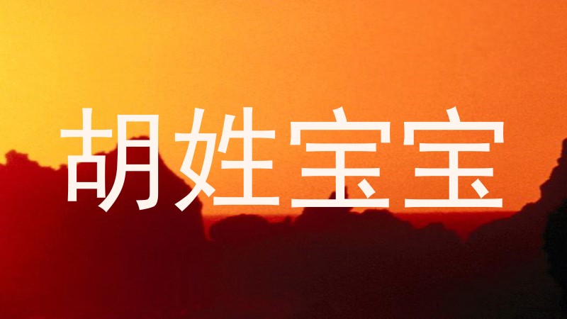 胡姓宝宝