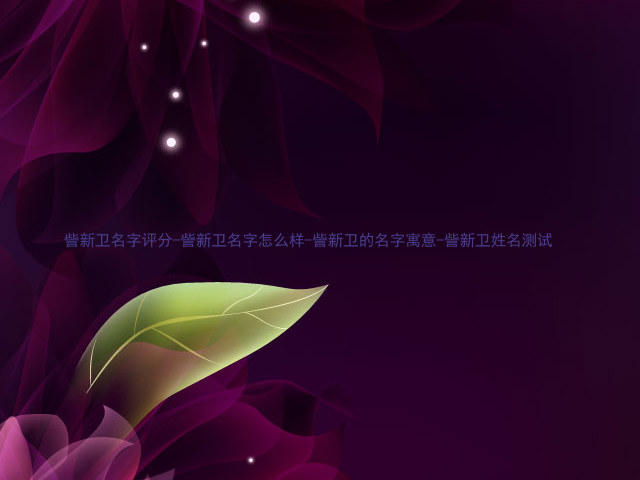 訾新卫名字评分-訾新卫名字怎么样-訾新卫的名字寓意-訾新卫姓名测试