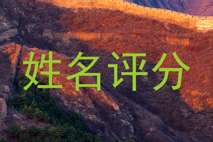 姓名评分