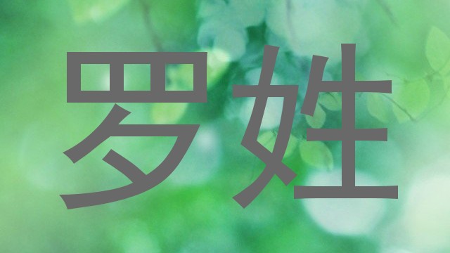 罗姓