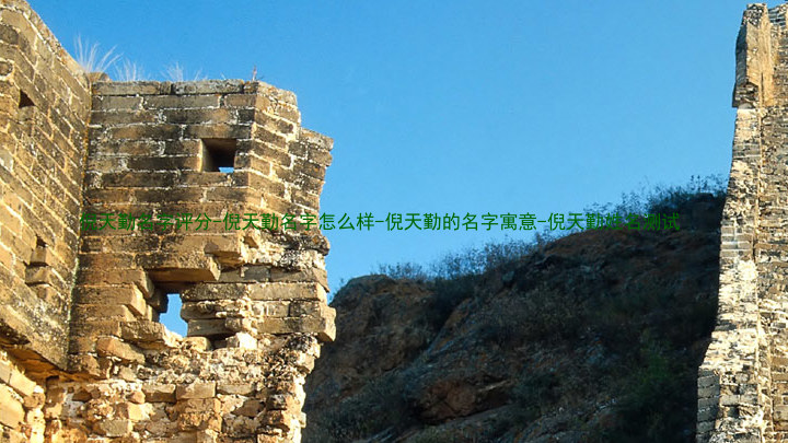 倪天勤名字评分-倪天勤名字怎么样-倪天勤的名字寓意-倪天勤姓名测试