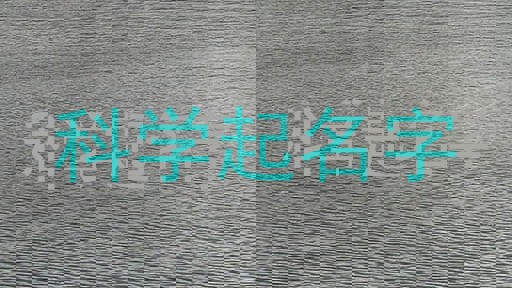 科学起名字