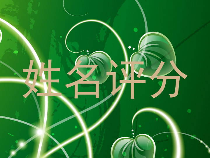 姓名评分