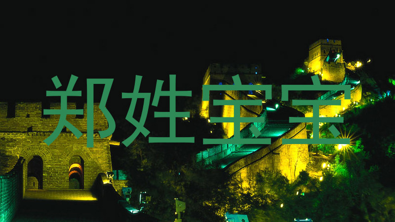 郑姓宝宝