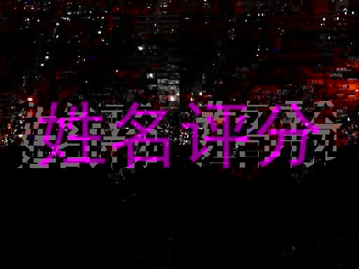 姓名评分