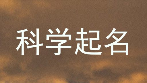 科学起名