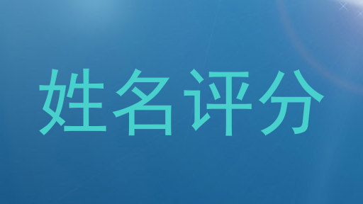 姓名评分
