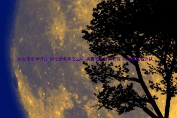 冉世豪名字评分-冉世豪名字怎么样-冉世豪的名字寓意-冉世豪姓名测试