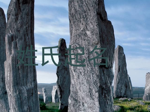 姓氏起名