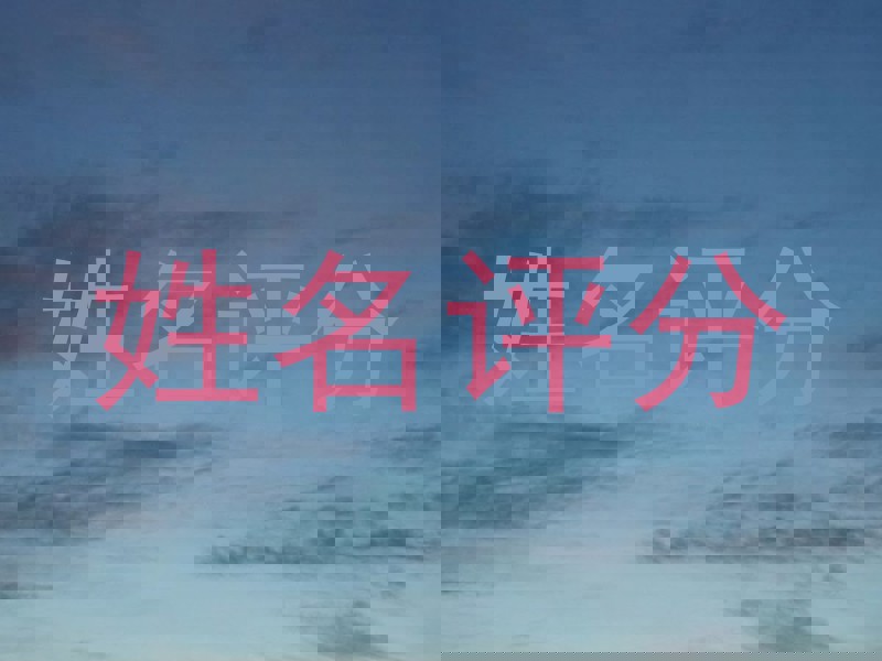 姓名评分