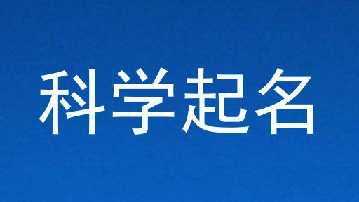 科学起名