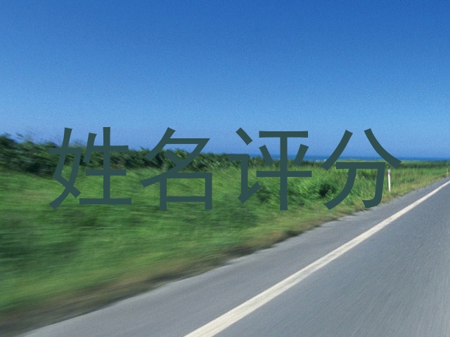 姓名评分