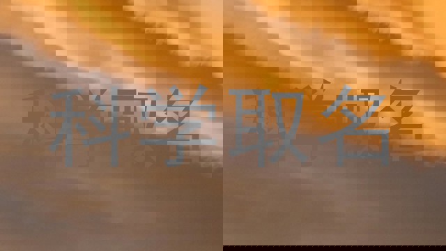 科学取名
