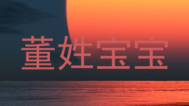 董姓宝宝