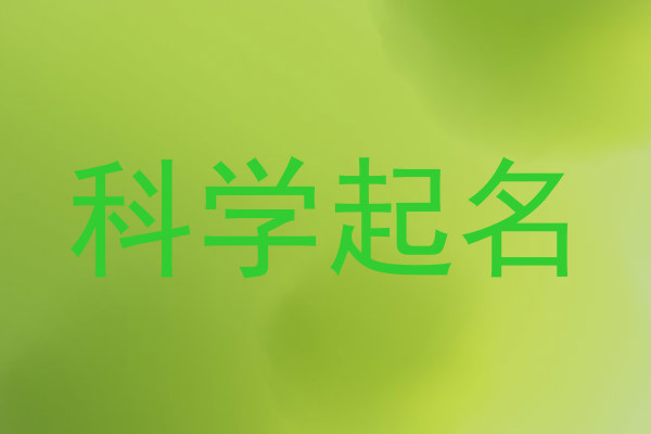 科学起名